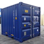 Container blu da 10 piedi