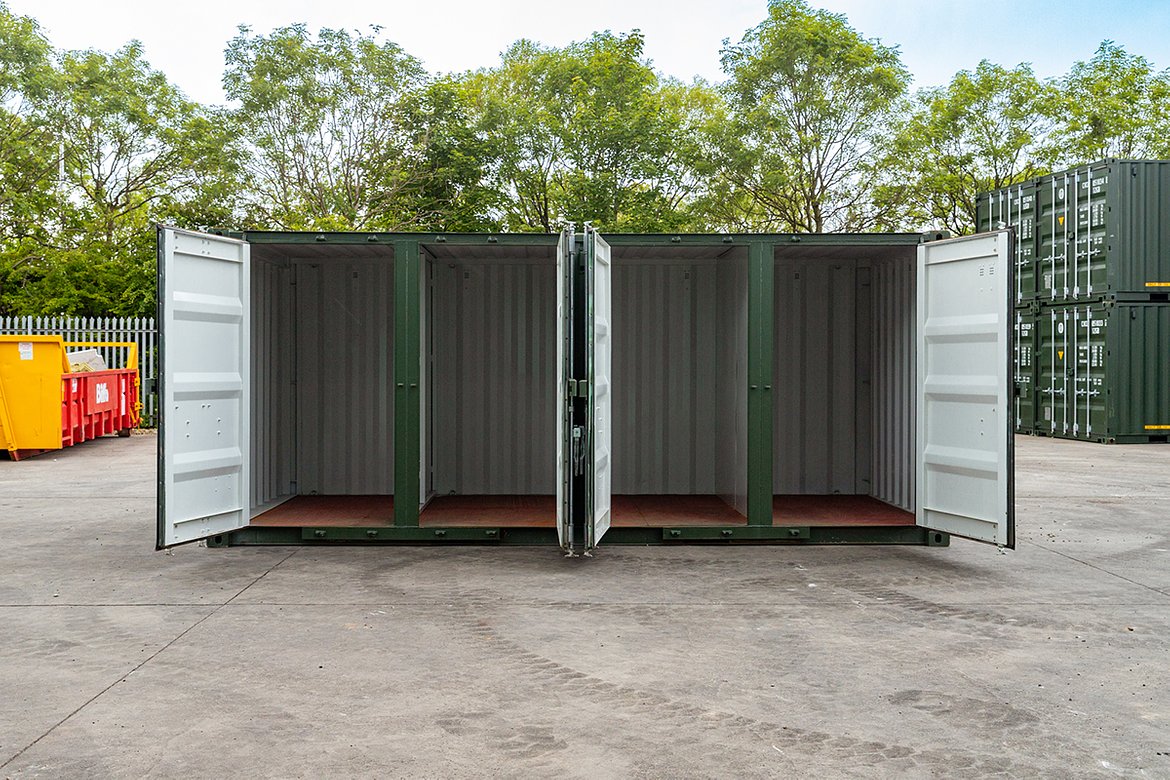 CC-2 Container multi-store da 20 piedi con 4 porte - immagine 1