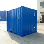Nuovo container da 10 piedi verde/blu