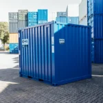Nuovo container blu da 3 metri