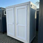 CONTENITORE SANITARIO 1,30 x 2,05 M CON DOPPIA DOCCIA