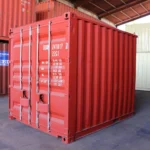 Nuovo container rosso da 3 metri